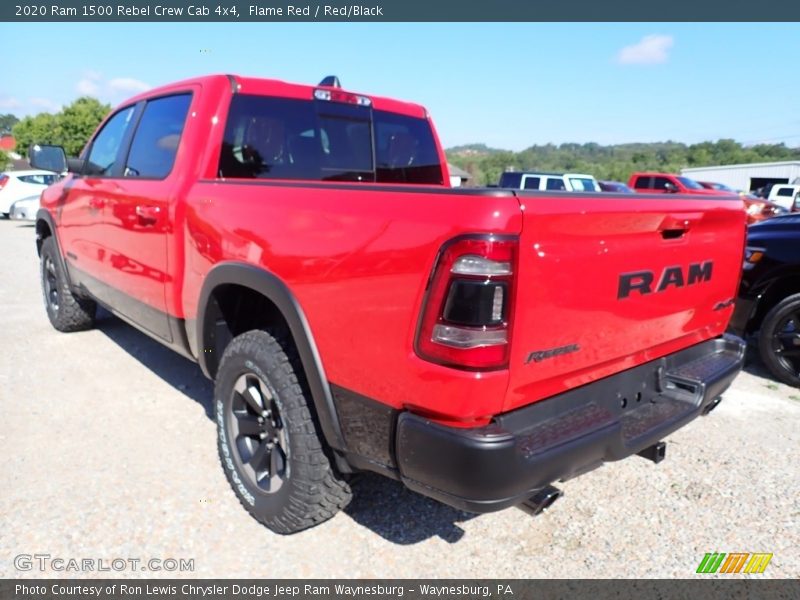 Flame Red / Red/Black 2020 Ram 1500 Rebel Crew Cab 4x4