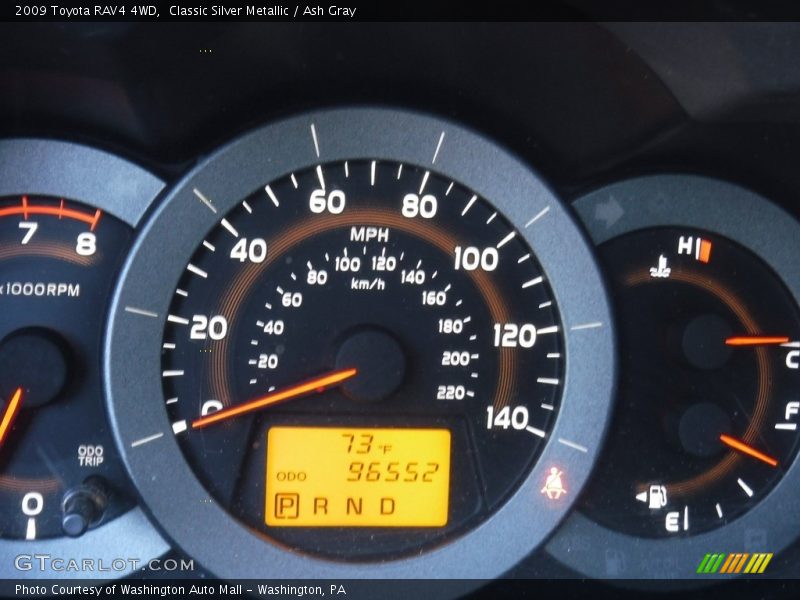 Classic Silver Metallic / Ash Gray 2009 Toyota RAV4 4WD