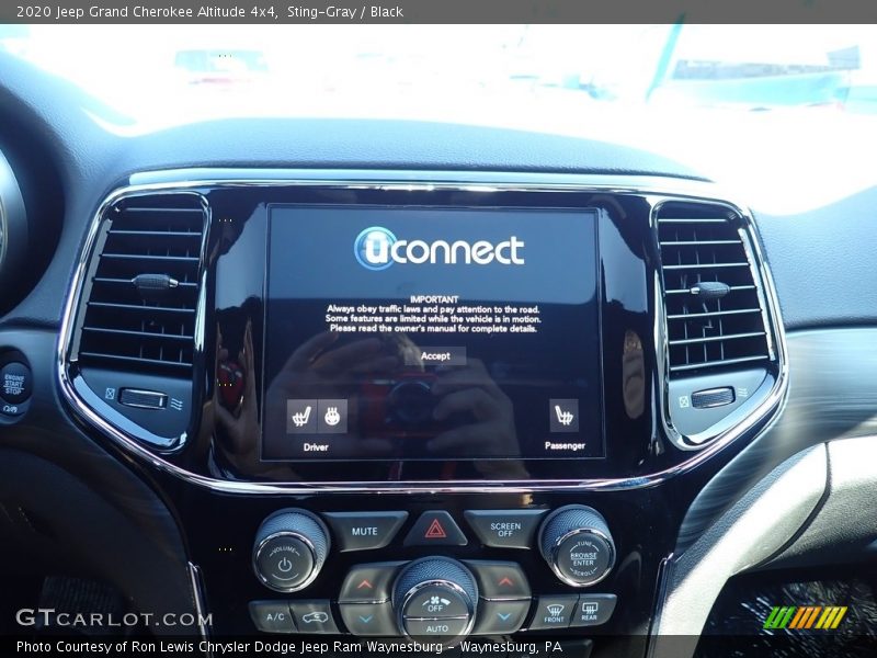 Sting-Gray / Black 2020 Jeep Grand Cherokee Altitude 4x4