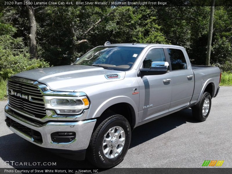 Billet Silver Metallic / Mountain Brown/Light Frost Beige 2020 Ram 2500 Laramie Crew Cab 4x4