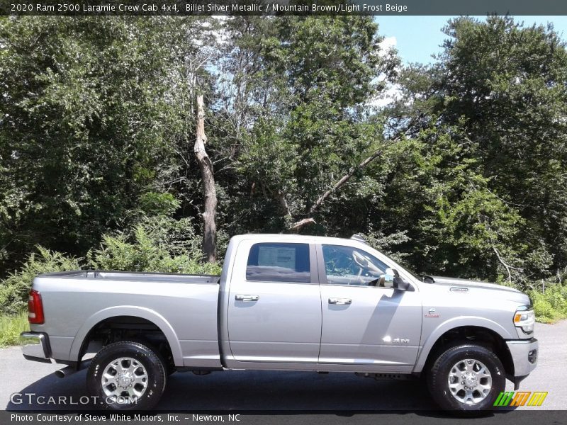 Billet Silver Metallic / Mountain Brown/Light Frost Beige 2020 Ram 2500 Laramie Crew Cab 4x4