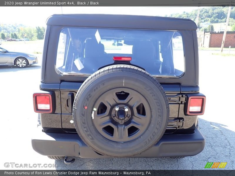 Black / Black 2020 Jeep Wrangler Unlimited Sport 4x4