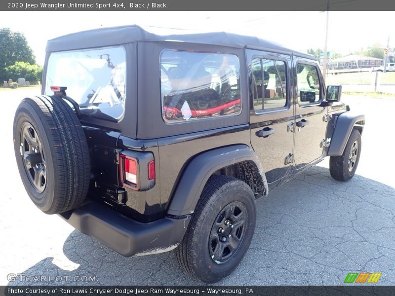 Black / Black 2020 Jeep Wrangler Unlimited Sport 4x4