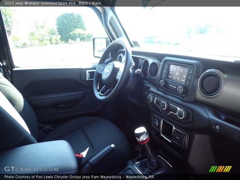 Black / Black 2020 Jeep Wrangler Unlimited Sport 4x4