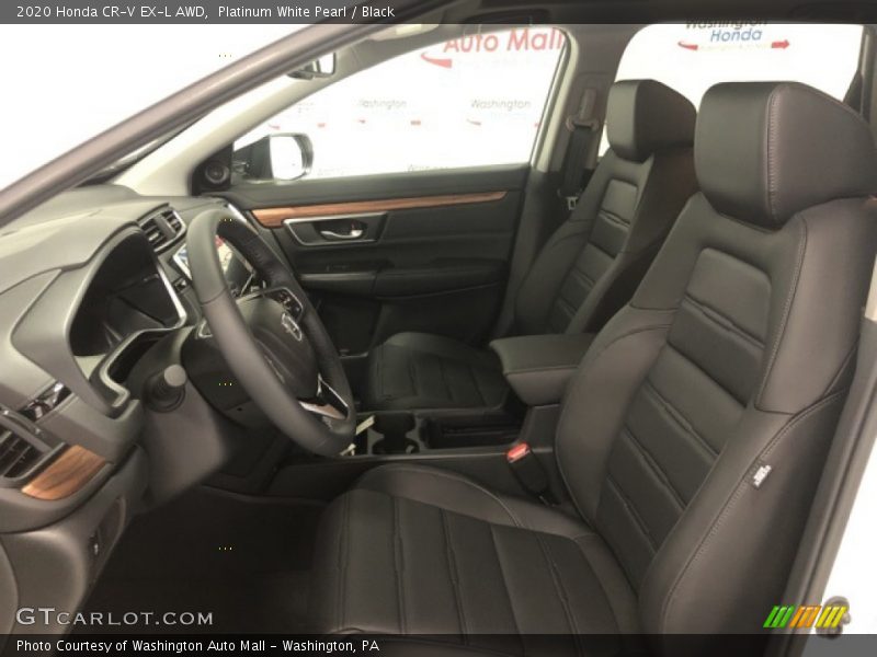Platinum White Pearl / Black 2020 Honda CR-V EX-L AWD