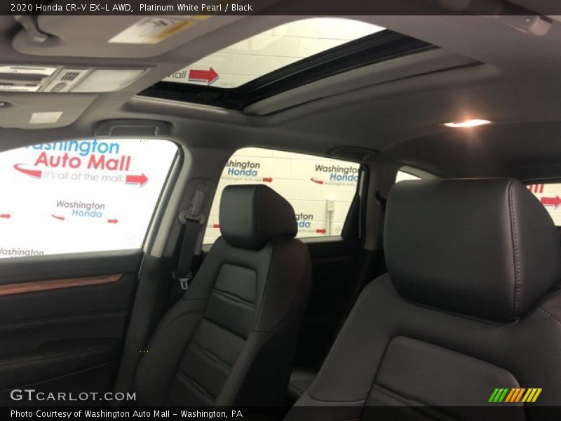 Platinum White Pearl / Black 2020 Honda CR-V EX-L AWD