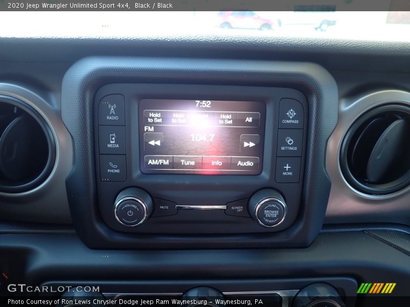 Black / Black 2020 Jeep Wrangler Unlimited Sport 4x4
