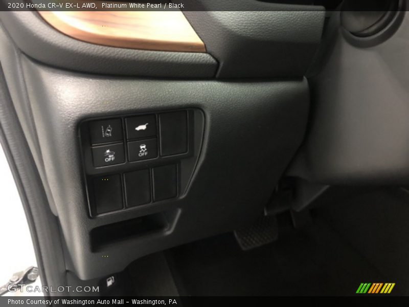Platinum White Pearl / Black 2020 Honda CR-V EX-L AWD