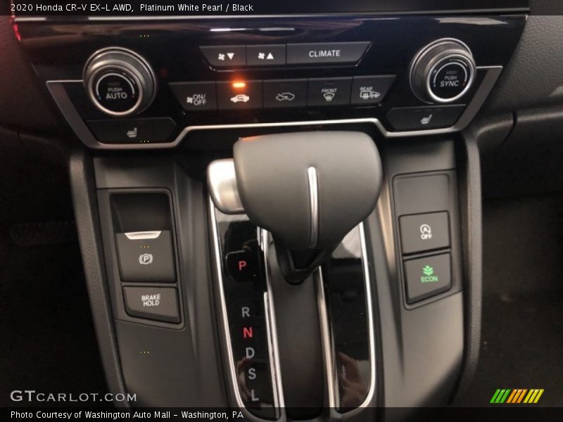 Platinum White Pearl / Black 2020 Honda CR-V EX-L AWD