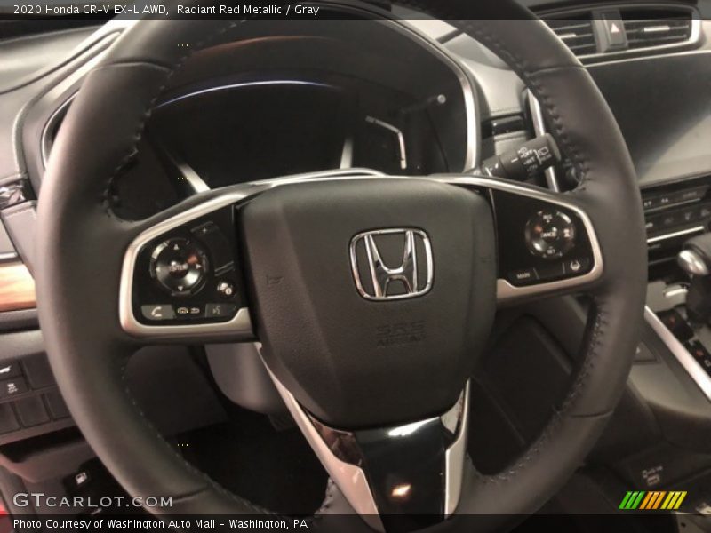Radiant Red Metallic / Gray 2020 Honda CR-V EX-L AWD