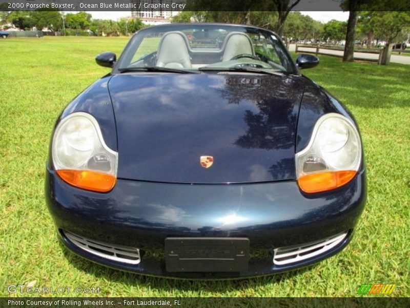 Ocean Blue Metallic / Graphite Grey 2000 Porsche Boxster