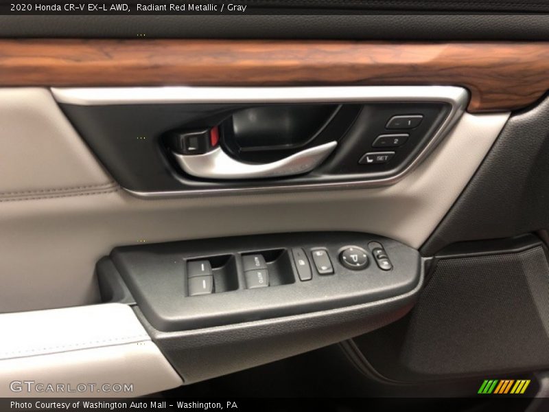 Radiant Red Metallic / Gray 2020 Honda CR-V EX-L AWD