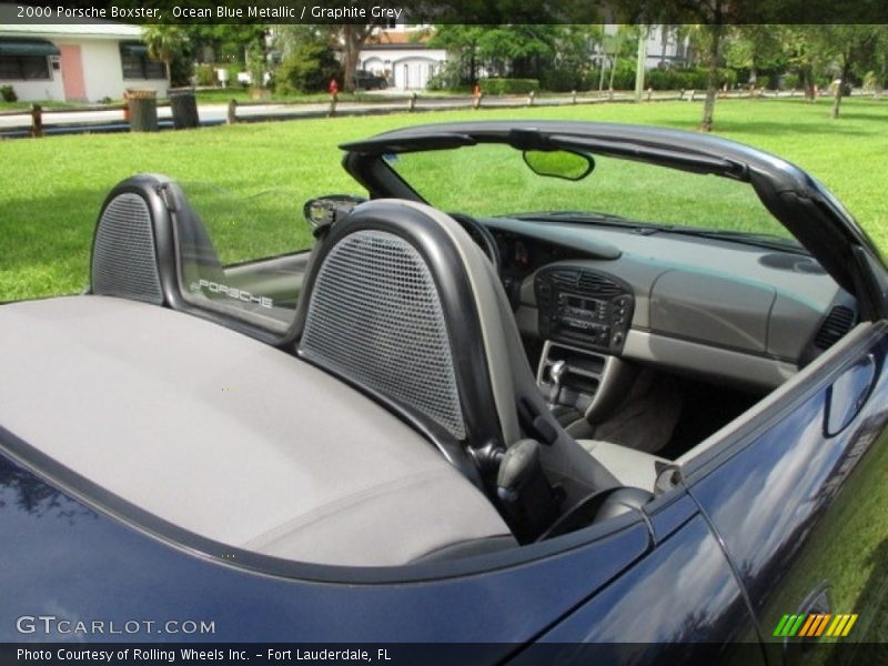 Ocean Blue Metallic / Graphite Grey 2000 Porsche Boxster