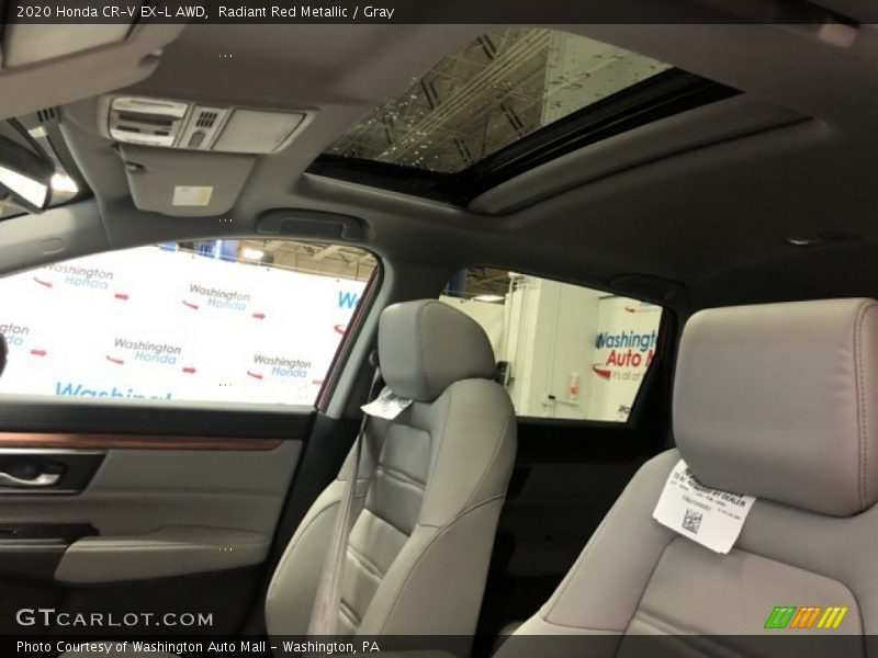 Radiant Red Metallic / Gray 2020 Honda CR-V EX-L AWD