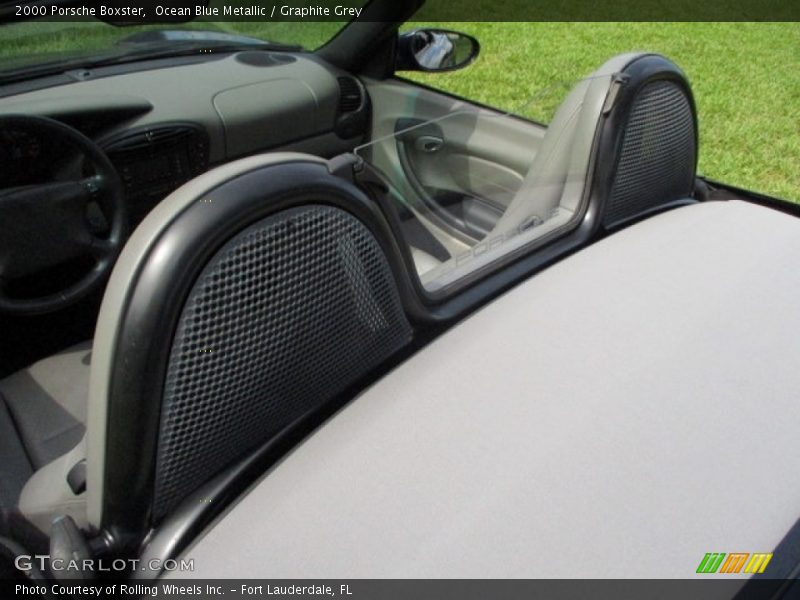 Ocean Blue Metallic / Graphite Grey 2000 Porsche Boxster