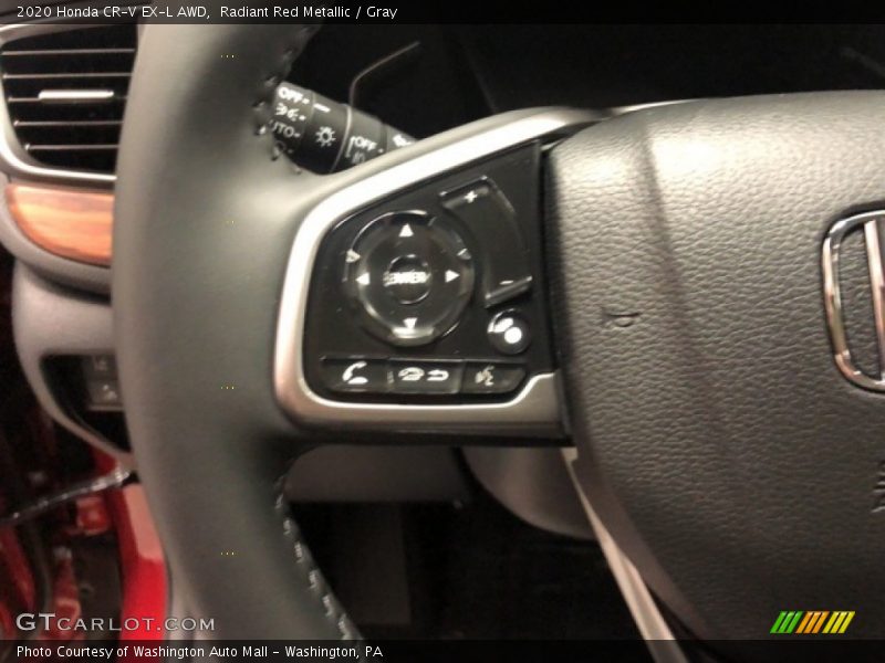Radiant Red Metallic / Gray 2020 Honda CR-V EX-L AWD