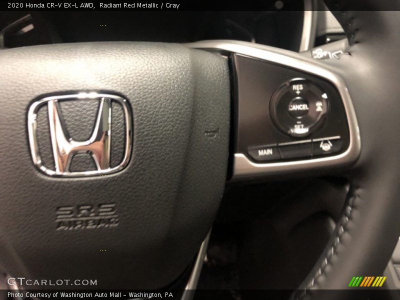 Radiant Red Metallic / Gray 2020 Honda CR-V EX-L AWD