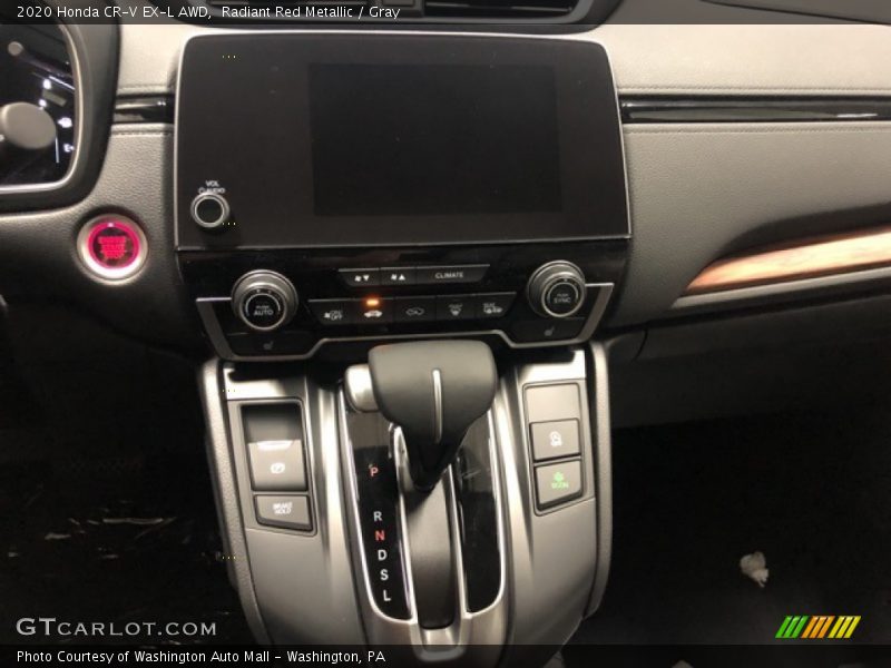 Radiant Red Metallic / Gray 2020 Honda CR-V EX-L AWD