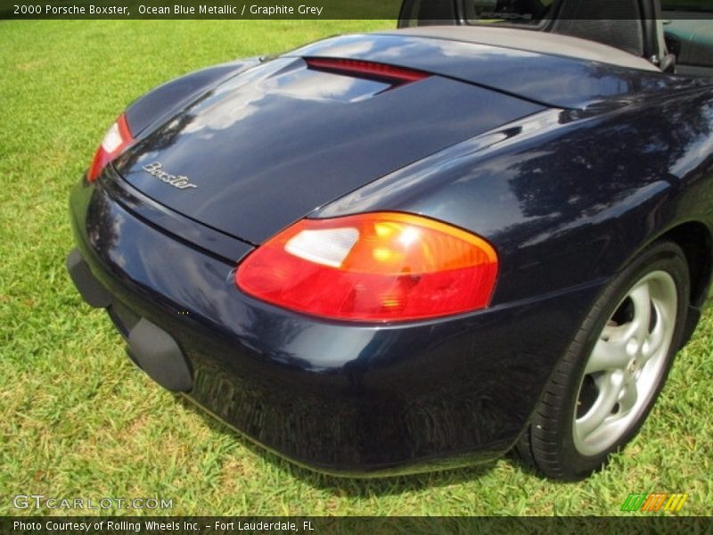 Ocean Blue Metallic / Graphite Grey 2000 Porsche Boxster