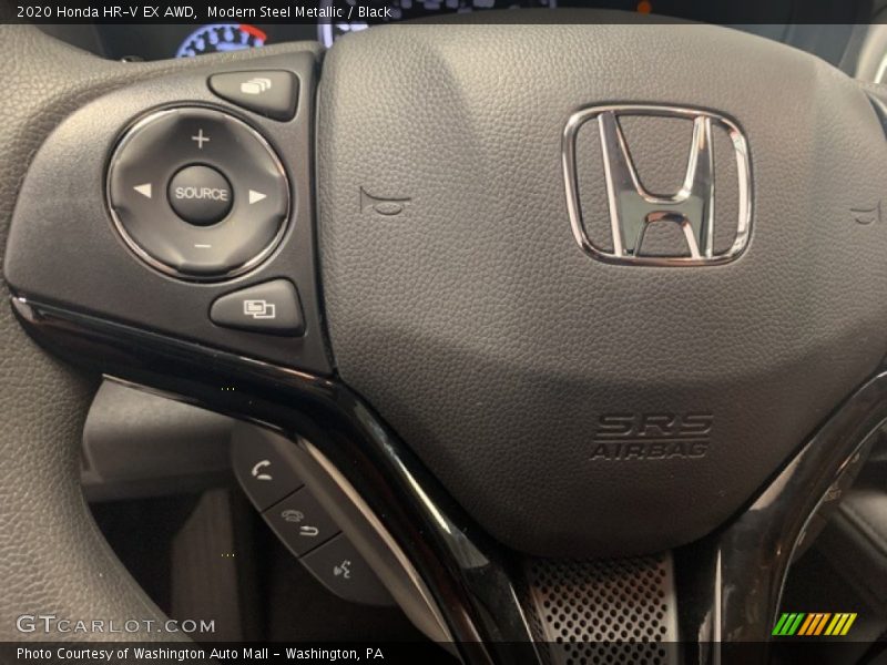 Modern Steel Metallic / Black 2020 Honda HR-V EX AWD