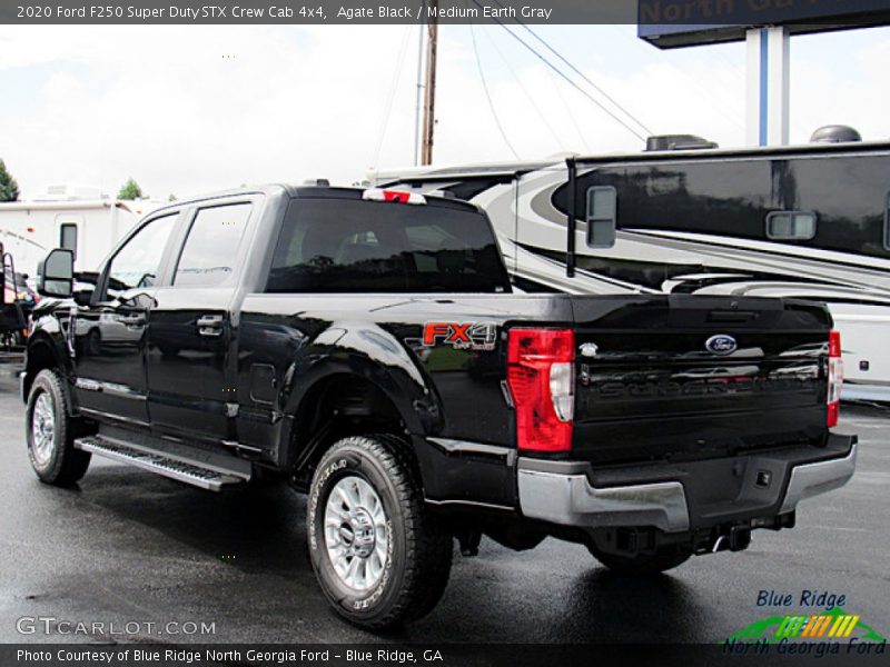 Agate Black / Medium Earth Gray 2020 Ford F250 Super Duty STX Crew Cab 4x4