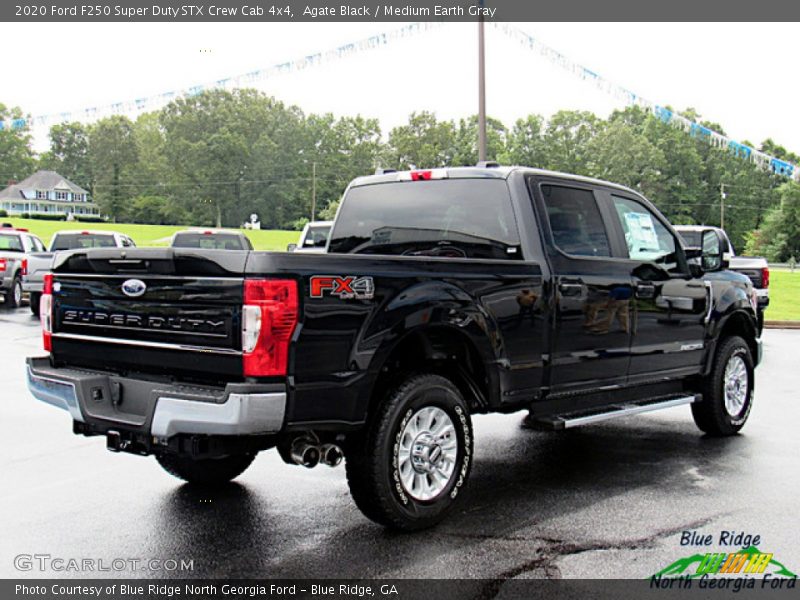 Agate Black / Medium Earth Gray 2020 Ford F250 Super Duty STX Crew Cab 4x4
