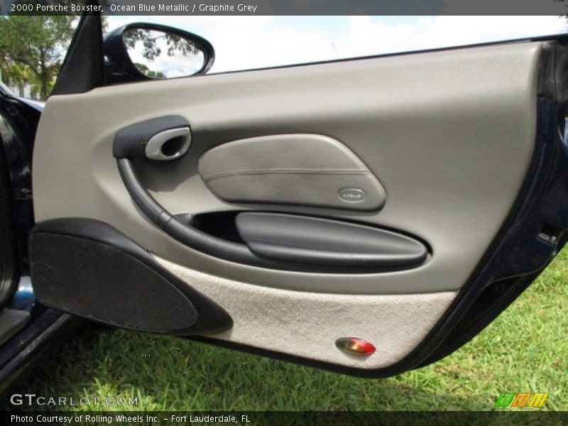 Ocean Blue Metallic / Graphite Grey 2000 Porsche Boxster