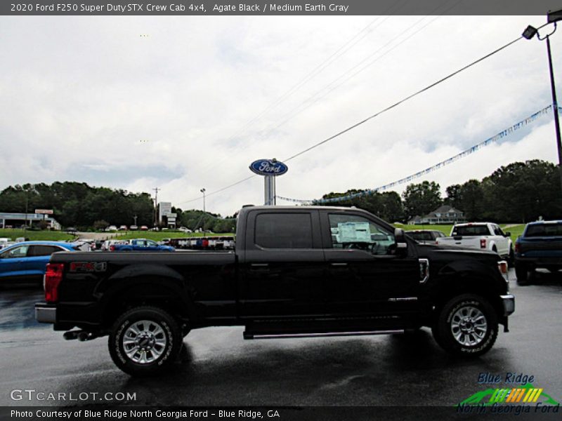 Agate Black / Medium Earth Gray 2020 Ford F250 Super Duty STX Crew Cab 4x4