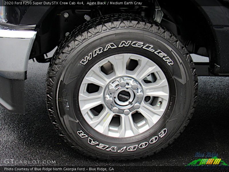 Agate Black / Medium Earth Gray 2020 Ford F250 Super Duty STX Crew Cab 4x4