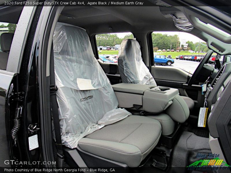 Agate Black / Medium Earth Gray 2020 Ford F250 Super Duty STX Crew Cab 4x4