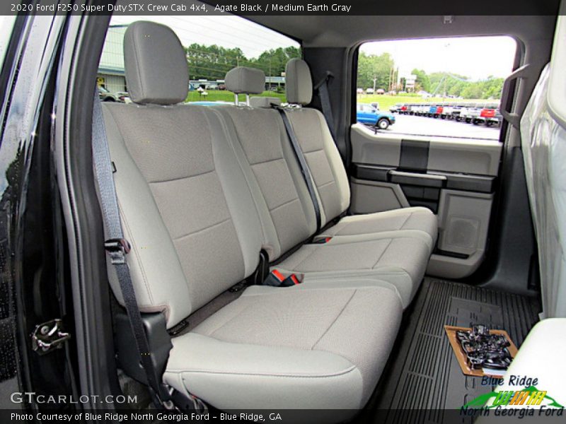 Agate Black / Medium Earth Gray 2020 Ford F250 Super Duty STX Crew Cab 4x4