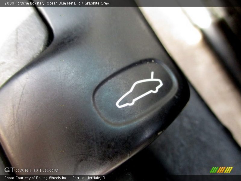 Ocean Blue Metallic / Graphite Grey 2000 Porsche Boxster