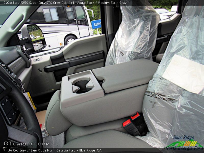 Agate Black / Medium Earth Gray 2020 Ford F250 Super Duty STX Crew Cab 4x4