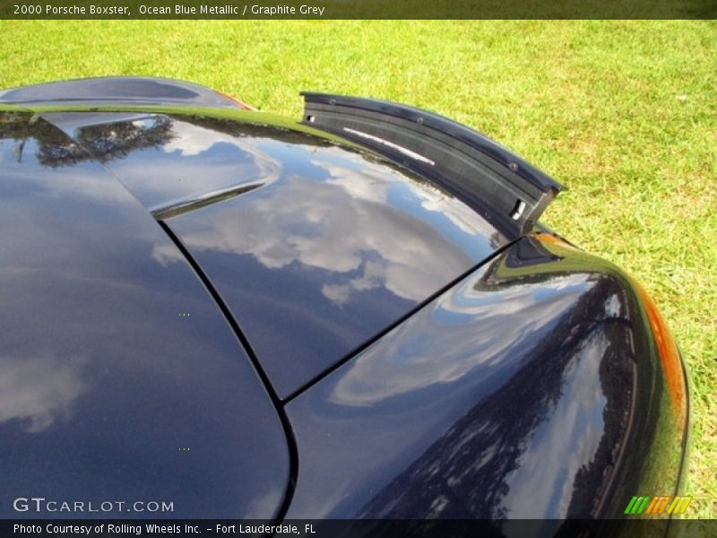 Ocean Blue Metallic / Graphite Grey 2000 Porsche Boxster
