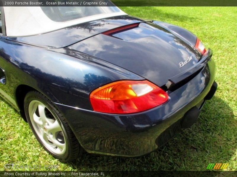 Ocean Blue Metallic / Graphite Grey 2000 Porsche Boxster