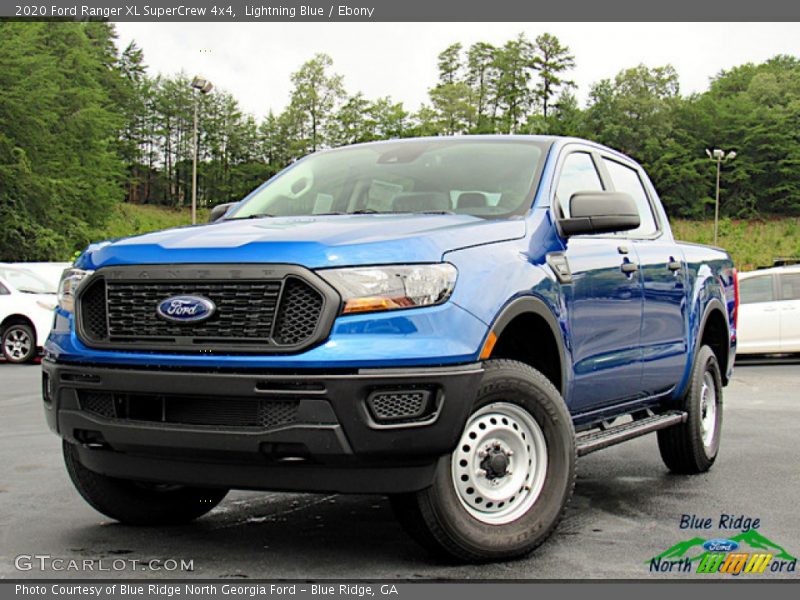 Lightning Blue / Ebony 2020 Ford Ranger XL SuperCrew 4x4