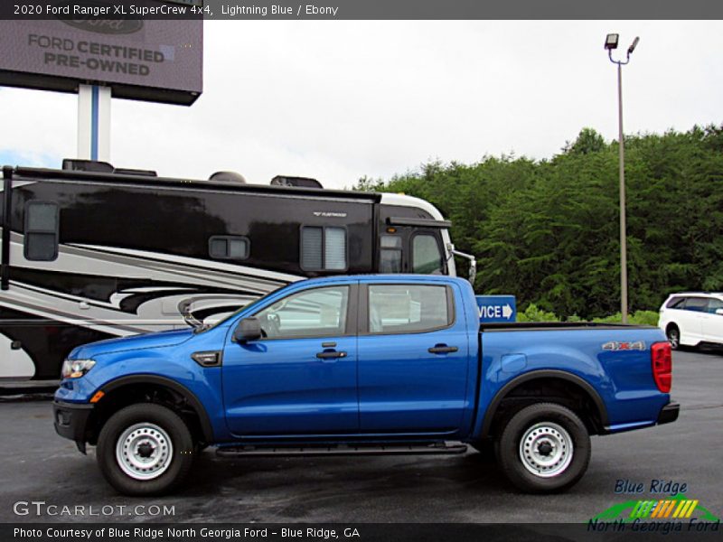Lightning Blue / Ebony 2020 Ford Ranger XL SuperCrew 4x4