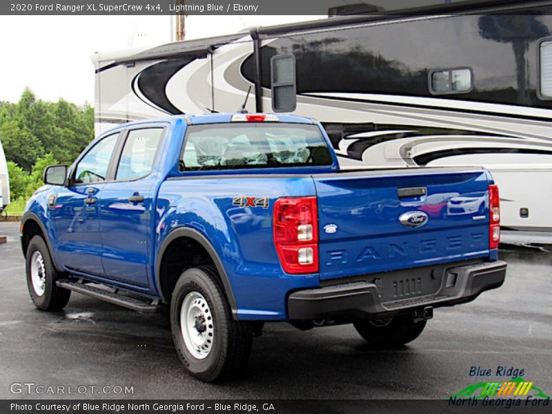 Lightning Blue / Ebony 2020 Ford Ranger XL SuperCrew 4x4