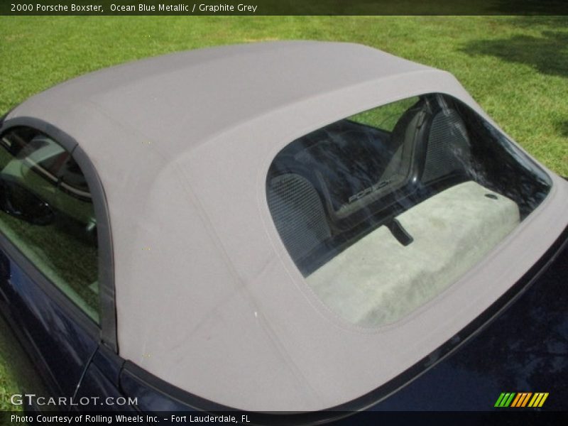 Ocean Blue Metallic / Graphite Grey 2000 Porsche Boxster