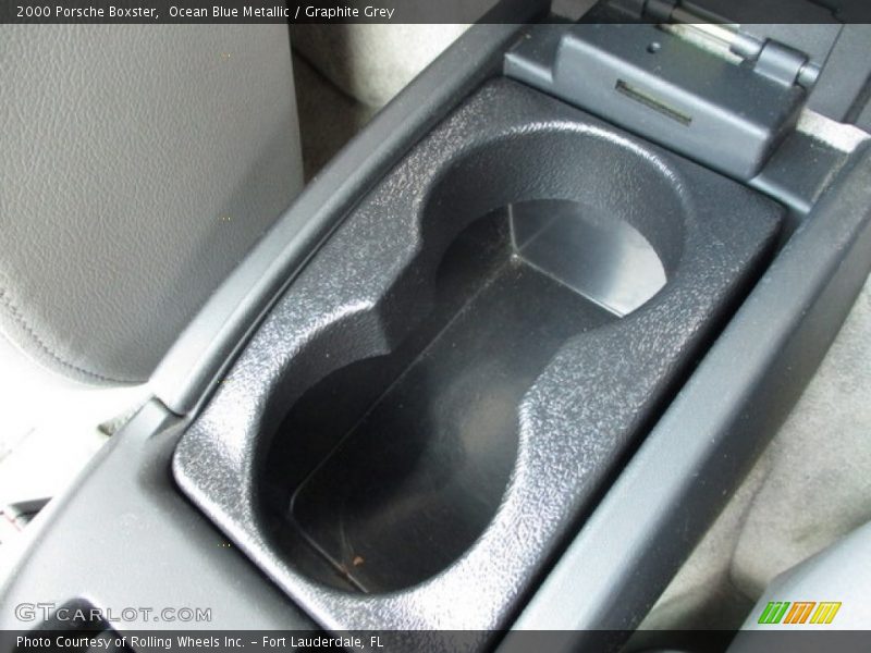 Ocean Blue Metallic / Graphite Grey 2000 Porsche Boxster