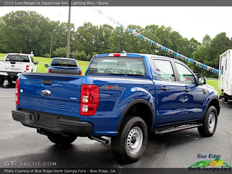 Lightning Blue / Ebony 2020 Ford Ranger XL SuperCrew 4x4