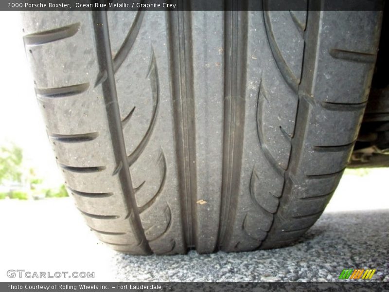Ocean Blue Metallic / Graphite Grey 2000 Porsche Boxster