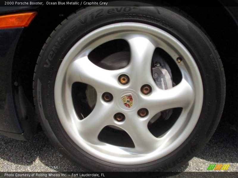 Ocean Blue Metallic / Graphite Grey 2000 Porsche Boxster