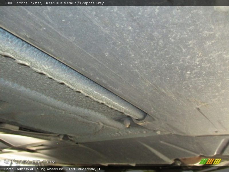 Ocean Blue Metallic / Graphite Grey 2000 Porsche Boxster