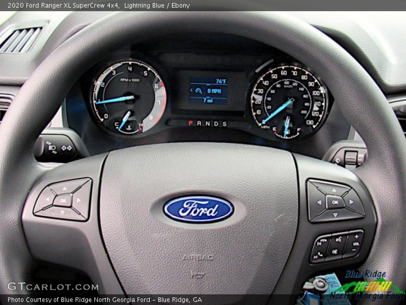 Lightning Blue / Ebony 2020 Ford Ranger XL SuperCrew 4x4