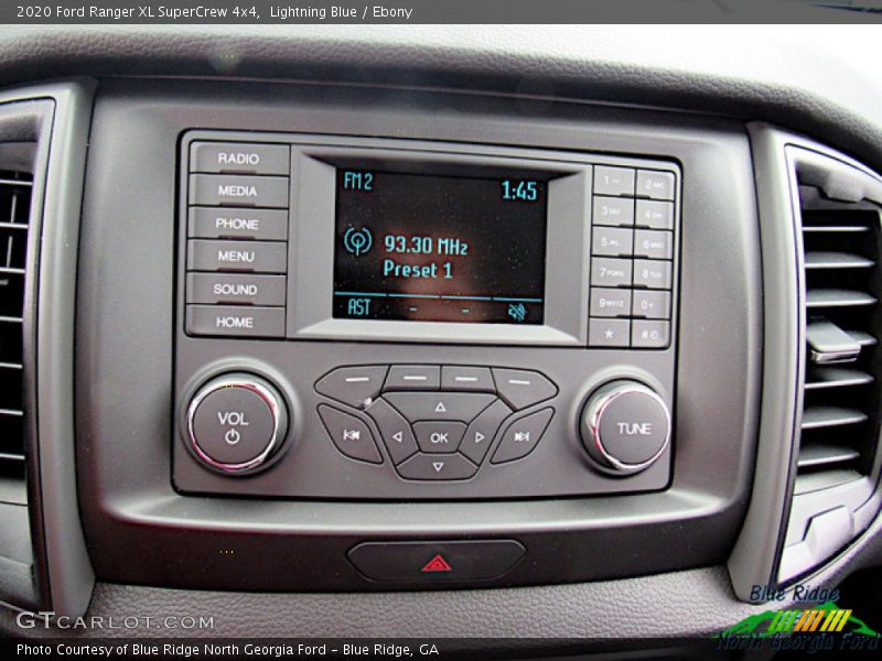 Lightning Blue / Ebony 2020 Ford Ranger XL SuperCrew 4x4
