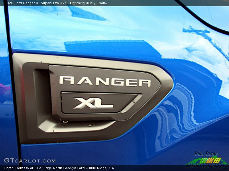 Lightning Blue / Ebony 2020 Ford Ranger XL SuperCrew 4x4