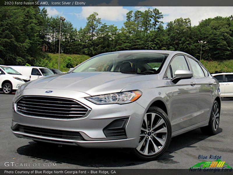 Iconic Silver / Ebony 2020 Ford Fusion SE AWD