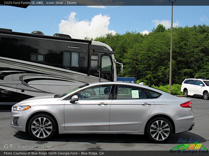 Iconic Silver / Ebony 2020 Ford Fusion SE AWD