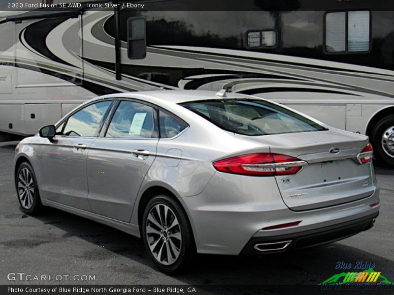 Iconic Silver / Ebony 2020 Ford Fusion SE AWD